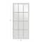 White Wood Farmhouse Rectangular Wall Mirror 48" x 22"